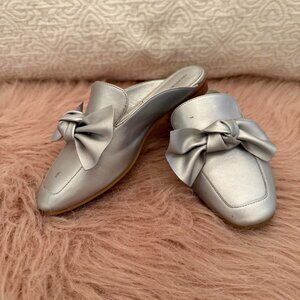 Darling Girls Treasure and Bond Silver Mules I Size 3M